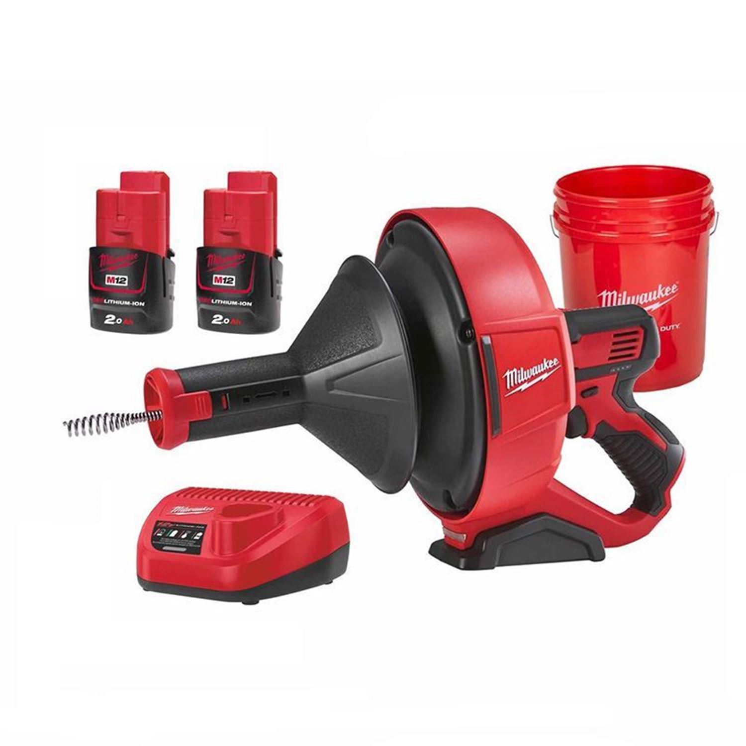 Снимка на Акумулаторна машина за почистване на тръби Milwaukee M12BDC8-202C;12V,2x2.0h,4933451633