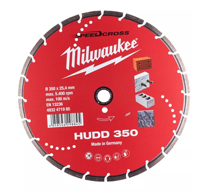 Снимка на Диамантен диск Milwaukee HUDD 350mm,4932471985