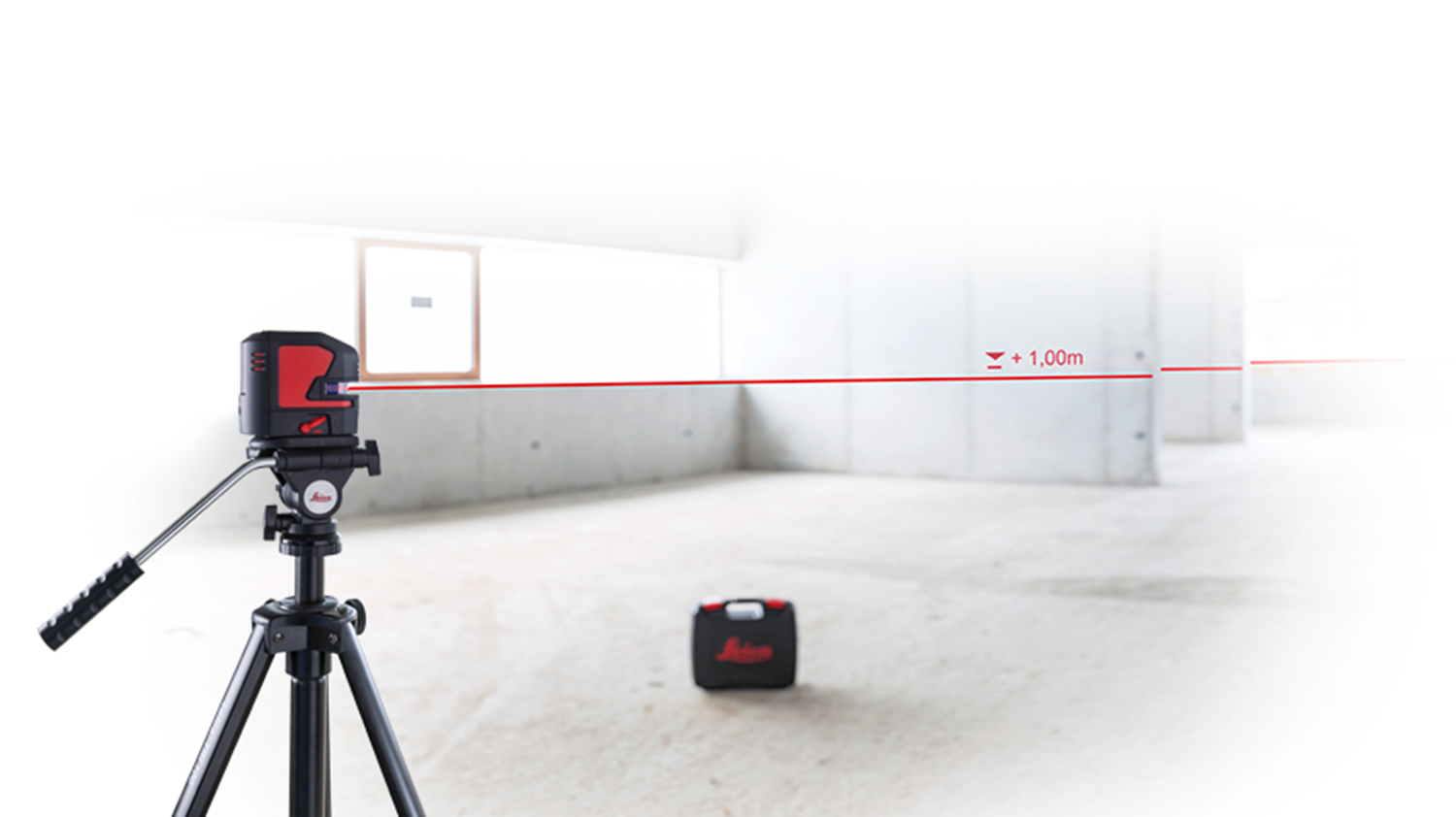 Снимка на Самонивелиращ се Crossline лазер Leica LINO L2,25m, червен лъч ,848435
