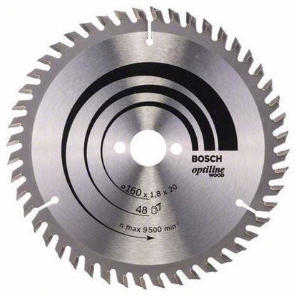 Снимка на Циркулярен диск Optiline for Wood;160 x 20/16 x 1,8 mm, 48;2608641172