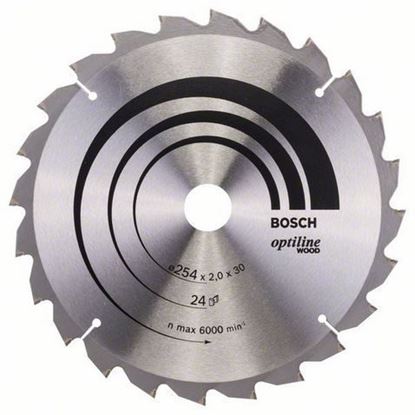 Снимка на Циркулярен диск Optiline for Wood;254 x 30 x 2,0 mm, 24;2608640434