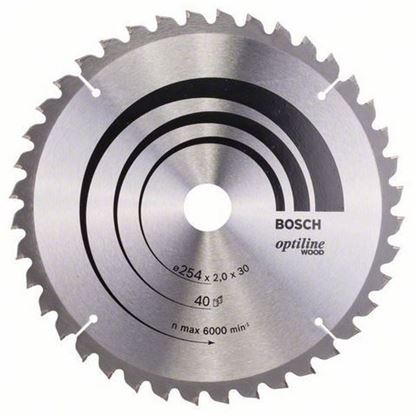 Снимка на Циркулярен диск Optiline for Wood;254 x 30 x 2,0 mm, 40;2608640435
