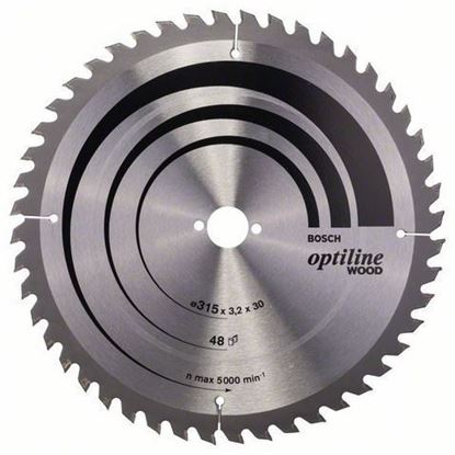 Снимка на Циркулярен диск Optiline for Wood;315 x 30 x 3,2 mm, 48;2608640673