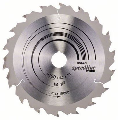 Снимка на Циркулярен диск Speedline Wood;150 x 20 x 2,2 mm, 18;2608640781