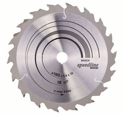 Снимка на Циркулярен диск Speedline Wood;160 x 16 x 2,4 mm, 18;2608640785
