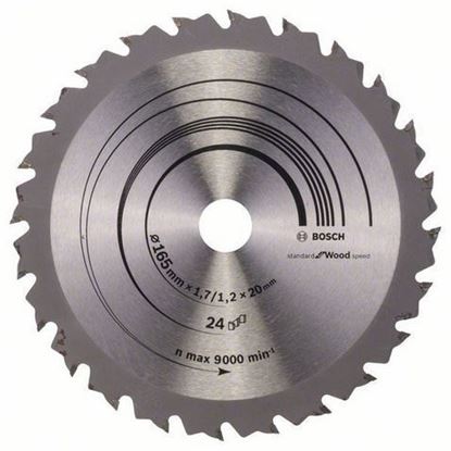 Снимка на Циркулярен диск Speedline Wood;165 x 20/16 x 1,7 mm, 24;2608642601
