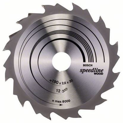 Снимка на Циркулярен диск Speedline Wood;190 x 30 x 2,6 mm, 12;2608640800