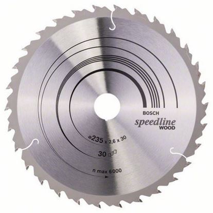 Снимка на Циркулярен диск Speedline Wood;235 x 30/25 x 2,6 mm, 30;2608640807