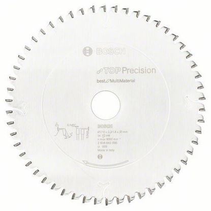 Снимка на Циркулярен диск Top Precision Best for Multi Material;ø 210x30x2.3/1.8mm  54T TCG;2608642096