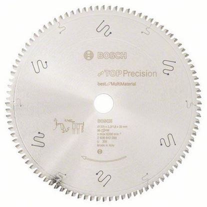 Снимка на Циркулярен диск Top Precision Best for Multi Material;ø 305x30x2.3/1.8mm  96T TCG;2608642099