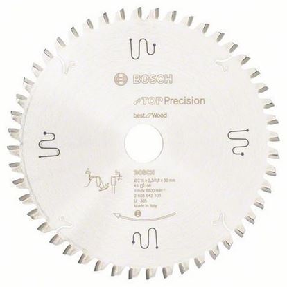 Снимка на Циркулярен диск Top Precision best for за Дърво;ø 216x30x2.3/1.8mm  48T ATB;2608642101
