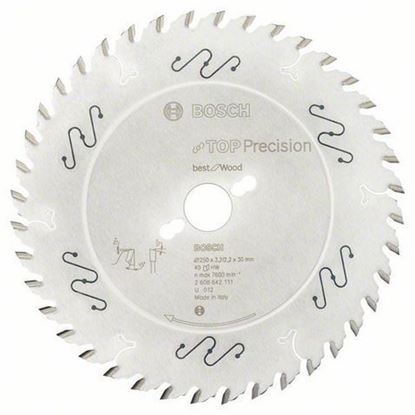Снимка на Циркулярен диск Top Precision best for за Дърво;ø 250x30x3.2/2.2mm  40T ATB;2608642111