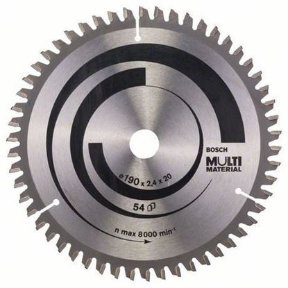 Снимка на Циркулярен диск Multi Material;190 x 20/16 x 2,4 mm, 54;2608640508