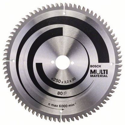Снимка на Циркулярен диск Multi Material;250 x 30 x 3,2 mm, 80;2608640516