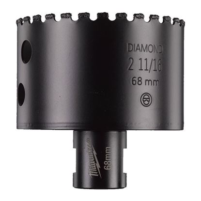 Снимка на Диамантена боркорона за сухо пробиване Milwаukee Diamond Max M14 Ø68x35mm. 4932478285
