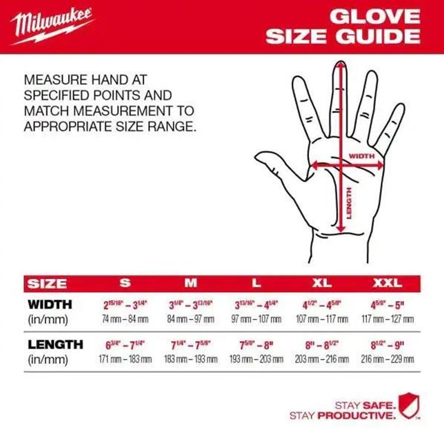 Снимка на Хибридни кожени ръкавици Milwaukee размер 10/XL 4932471914
