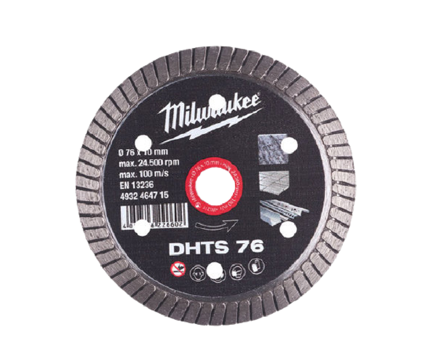 Снимка на Диамантен диск Milwaukee DHTS 76 mm,4932464715