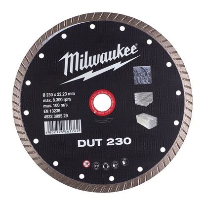 Снимка на Диамантен диск Milwaukee DUT 230mm,4932399529