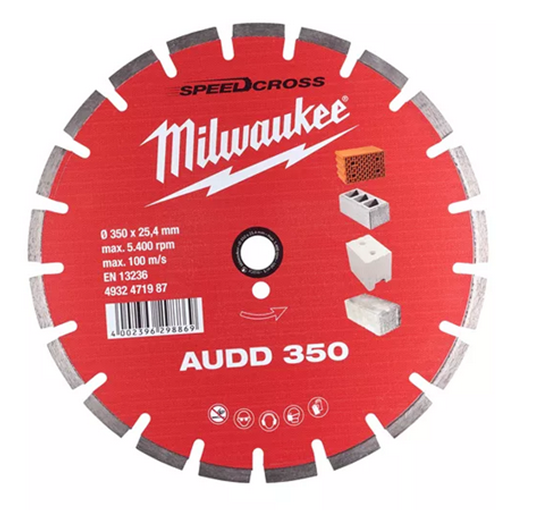 Снимка на Диамантен диск Milwaukee AUDD 350mm,4932471987