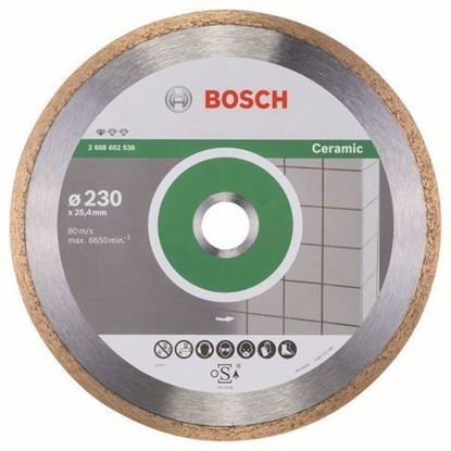 Снимка на Диамантен диск за рязане керамика Standard for CERAMIC 230 x 25,4 x 7 mm, 2608602538