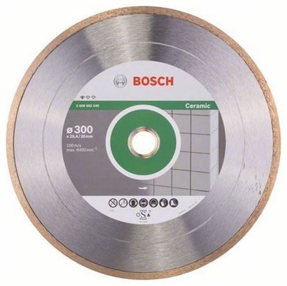 Снимка на Диамантен диск за рязане керамика Standard for CERAMIC 300 x 30/25,4 x 7 mm, 2608602540