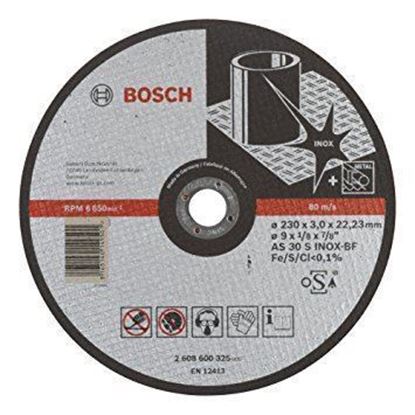 Снимка на Диск за рязане, AS 30 S INOX BF прав ø 230 mm, 22,23 mm, 3 mm,2608600325