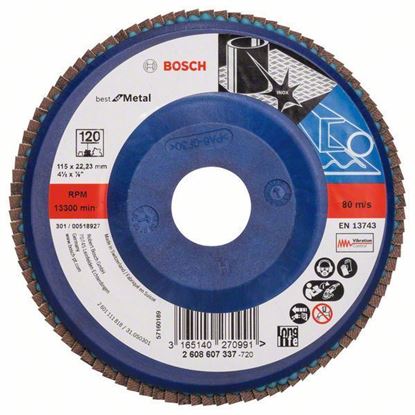 Снимка на Ламелен диск - прав;115 x 22,23 mm, P120;2608607337