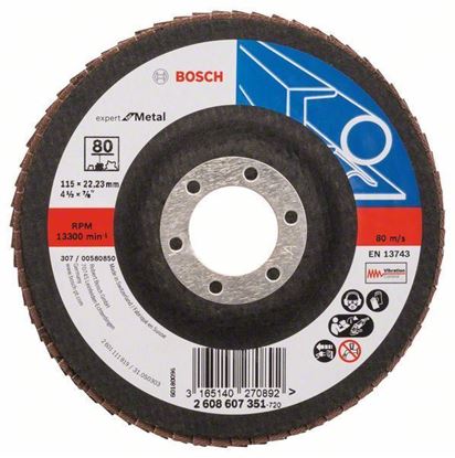 Снимка на Ламелен диск - прав;115 x 22,23 mm, P80;2608607351