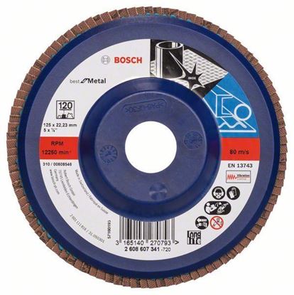 Снимка на Ламелен диск - прав;125 x 22,23 mm, P120;2608607341