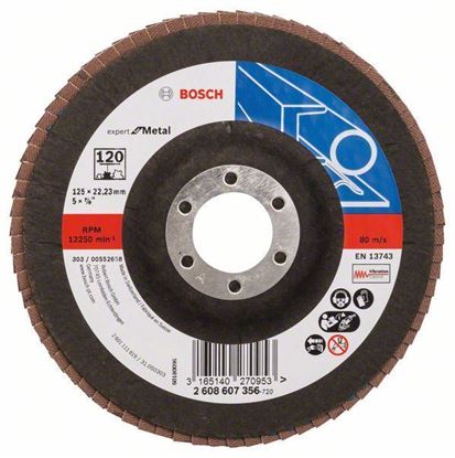 Снимка на Ламелен диск - прав;125 x 22,23 mm, P120;2608607356