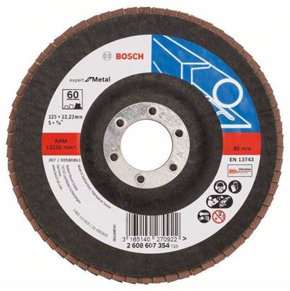 Снимка на Ламелен диск - прав;125 x 22,23 mm, P60;2608607354