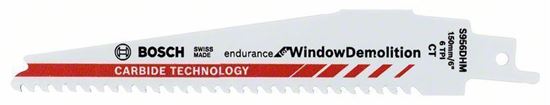 Снимка на Карбиден нож за саблен трион за демонтиране на прозорци S 956 DHM 1 бр.;;2608653140