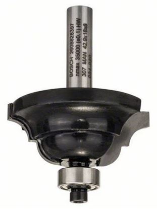 Снимка на Профилен фрезер D;8 mm, R1 6,3 mm, B 15 mm, L 18 mm, G 60 mm;2608628397