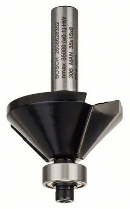 Снимка на Скосен фрезер;8 mm, B 11 mm, L 15 mm, G 56 mm, 45°;2608628352