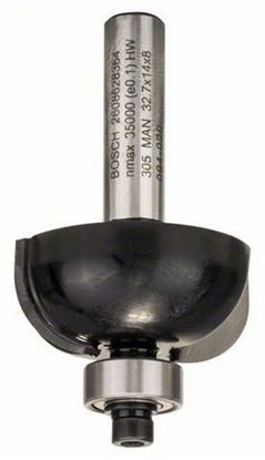 Снимка на Фрезер за закръглени фалцове;8 mm, R1 10 mm, D 32,7 mm, L 14 mm, G 55 mm;2608628364