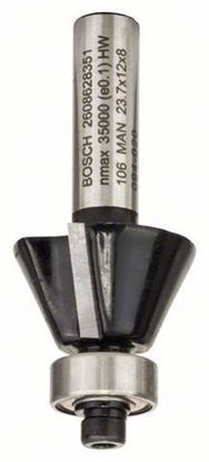 Снимка на Фрезер за фаски;8 mm, D1 23,7 mm, B 5,5 mm, L 12 mm, G 54 mm, 25°;2608628351