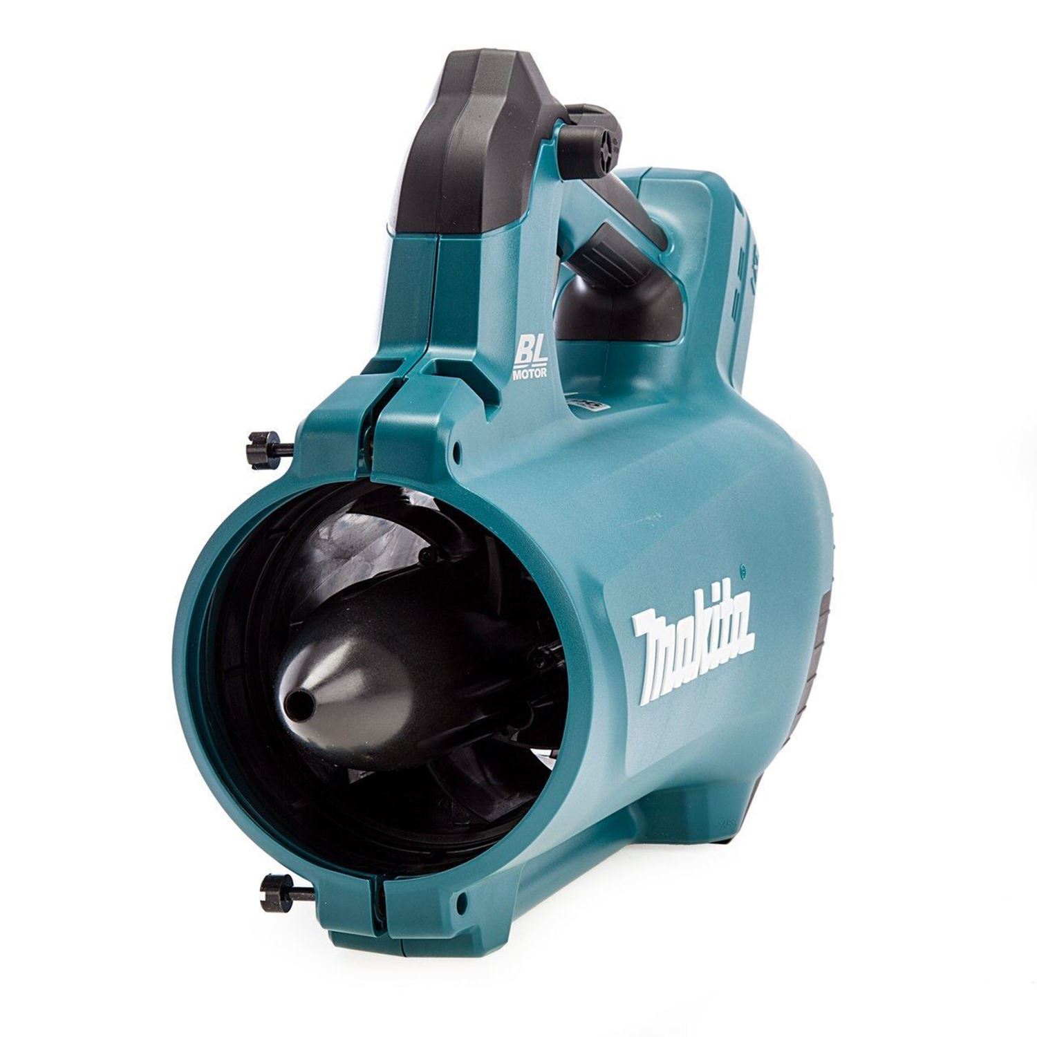 Снимка на Акумулаторна въздуходувка Makita DUB184Z,18V, 52,1 m/s, 13 m³/min, Бат. 2Х BL1830B 3.0Ah, DC18RC к-кт