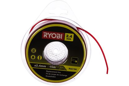 Снимка на Корда за тример,2.4 мм,15м.,червена,Ryobi,5132002641