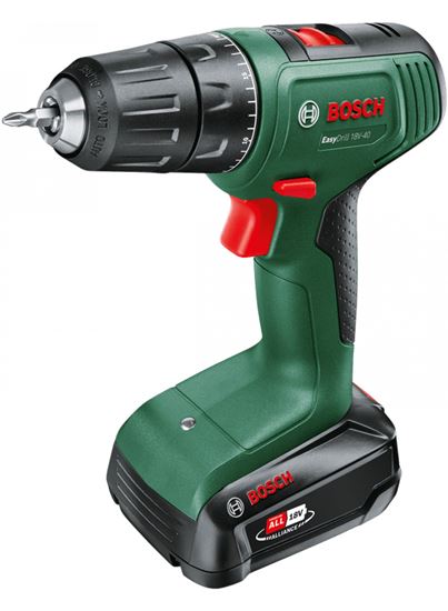 Снимка на Акумулаторен винтоверт EasyDrill 18V-40,1x2,0Ah батерия,куфар,06039D8004,Bosch