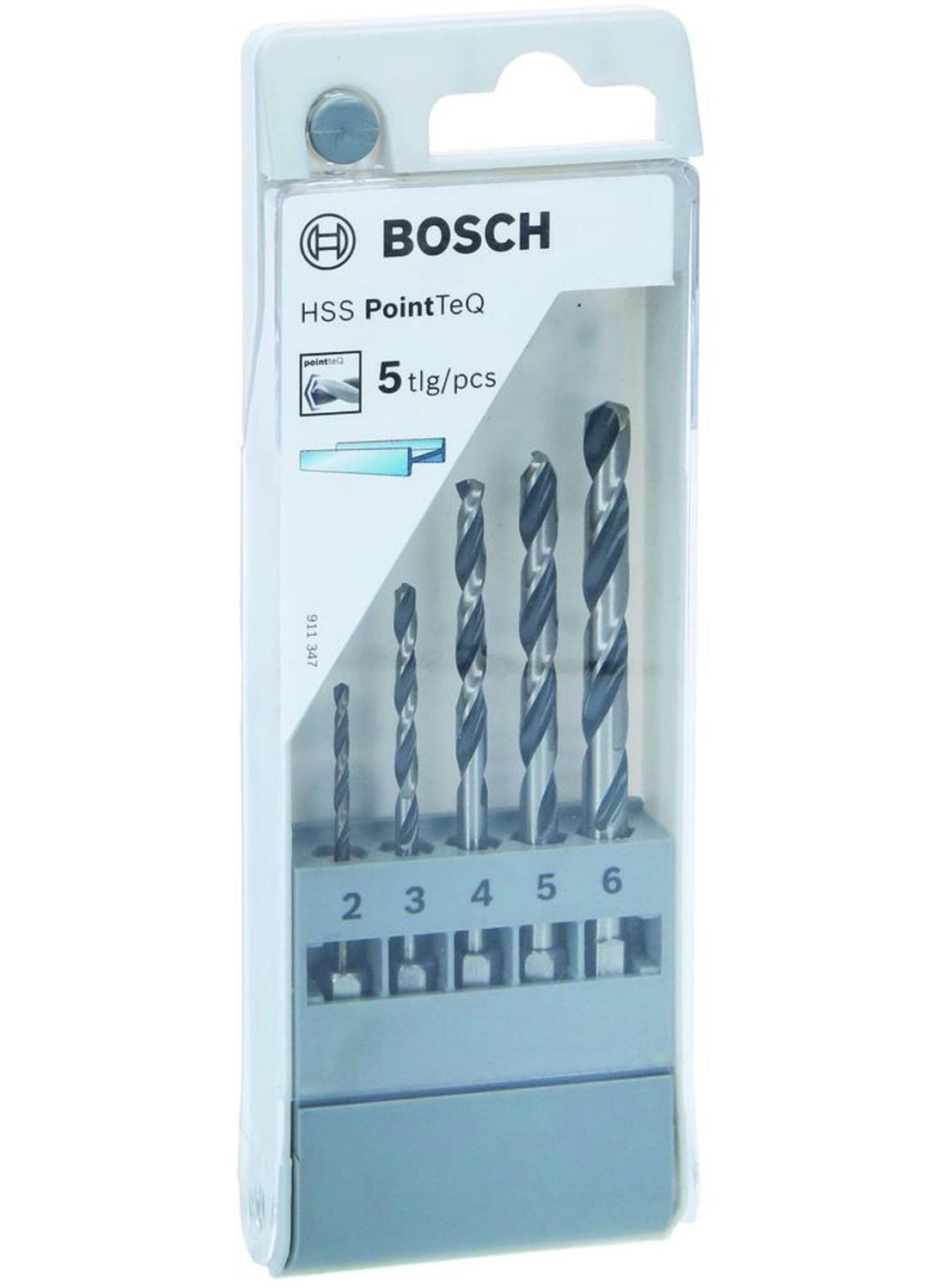 Снимка на Комплект свредла HSS PointTeQ Hex 5 бр,2607002824,Bosch