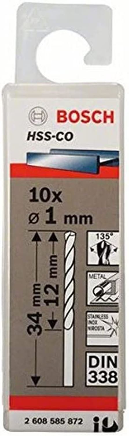 Снимка на Свредло за метал HSS-Co Standard line 1x12x34 mm,10 броя,2608585872,Bosch