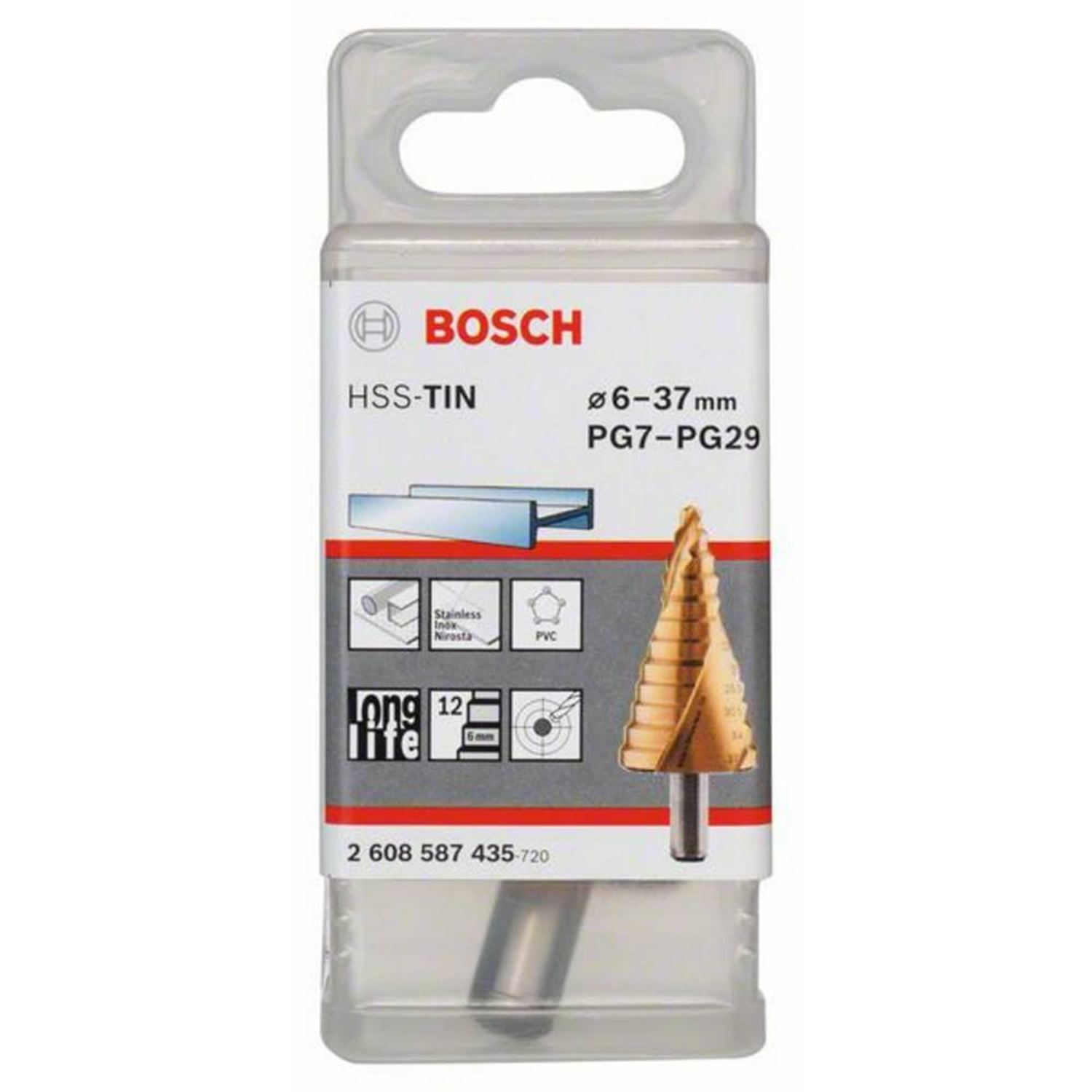 Снимка на HSS-TiN Стъпаловидно Свредло,12-степени,2608587435,Bosch