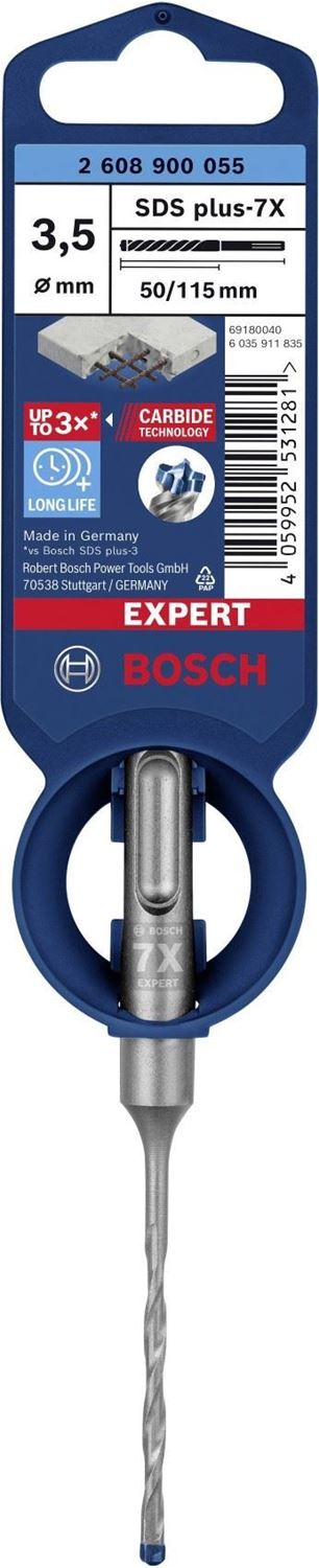 Снимка на EXPERT Свредло SDS plus 7X 3.5x50x115 mm,2608900055,Bosch