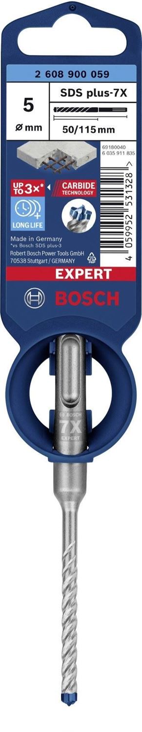 Снимка на EXPERT Свредло SDS plus 7X 5x50x115 mm,2608900059,Bosch