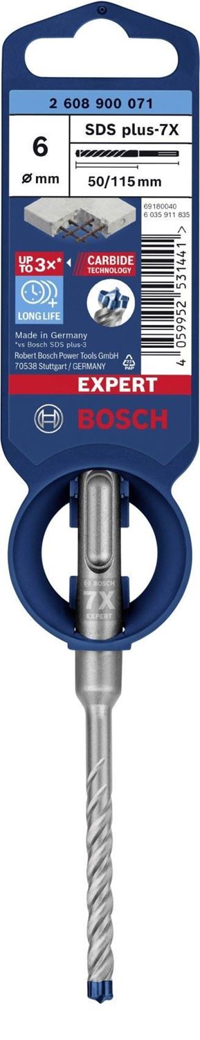 Снимка на EXPERT Свредло SDS plus 7X 6x50x115 mm,2608900071,Bosch