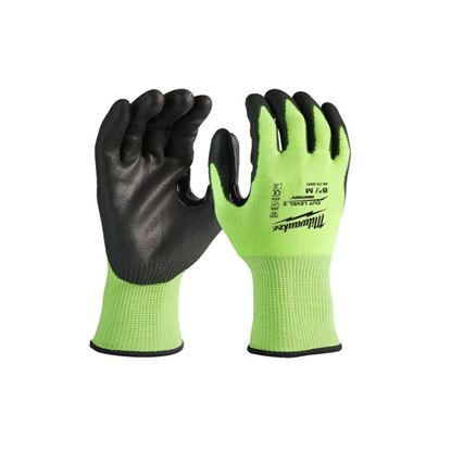 Снимка на Предпазни ръкавици с висока видимост CUT C, S, 4932479721, Milwaukee