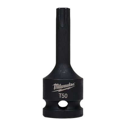 Снимка на Ударна вложка Torx TX50 1/2″ SHOCKWAVE, 4932478062, Milwaukee