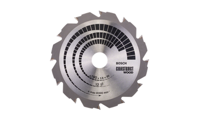 Снимка на Циркулярен диск за дърво BOSCH Construct Wood 190 x 30 x 2,6 mm,2608640633