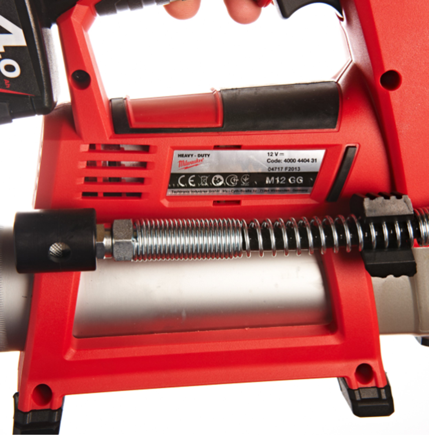 Снимка на Акумулаторна гресьорка Milwaukee M12GG-401B,12V,4.0Ah,562 Bar,400ml 4933441675