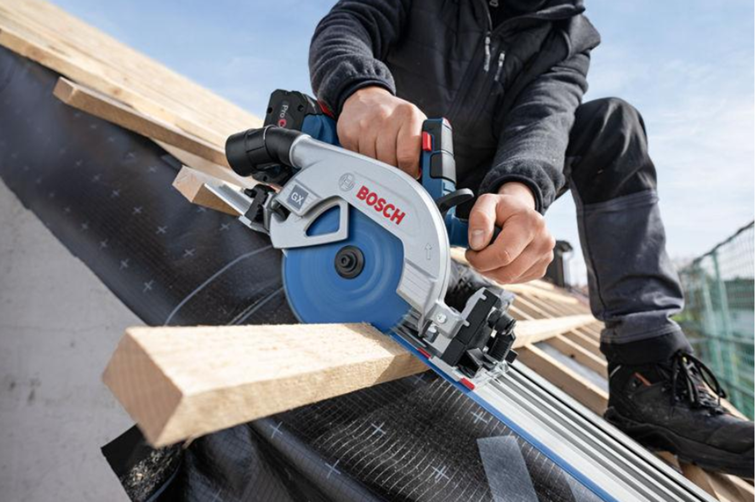 Снимка на Акумулаторен циркуляр BOSCH GKS 18V-57-2GX, SOLO, 06016C1000